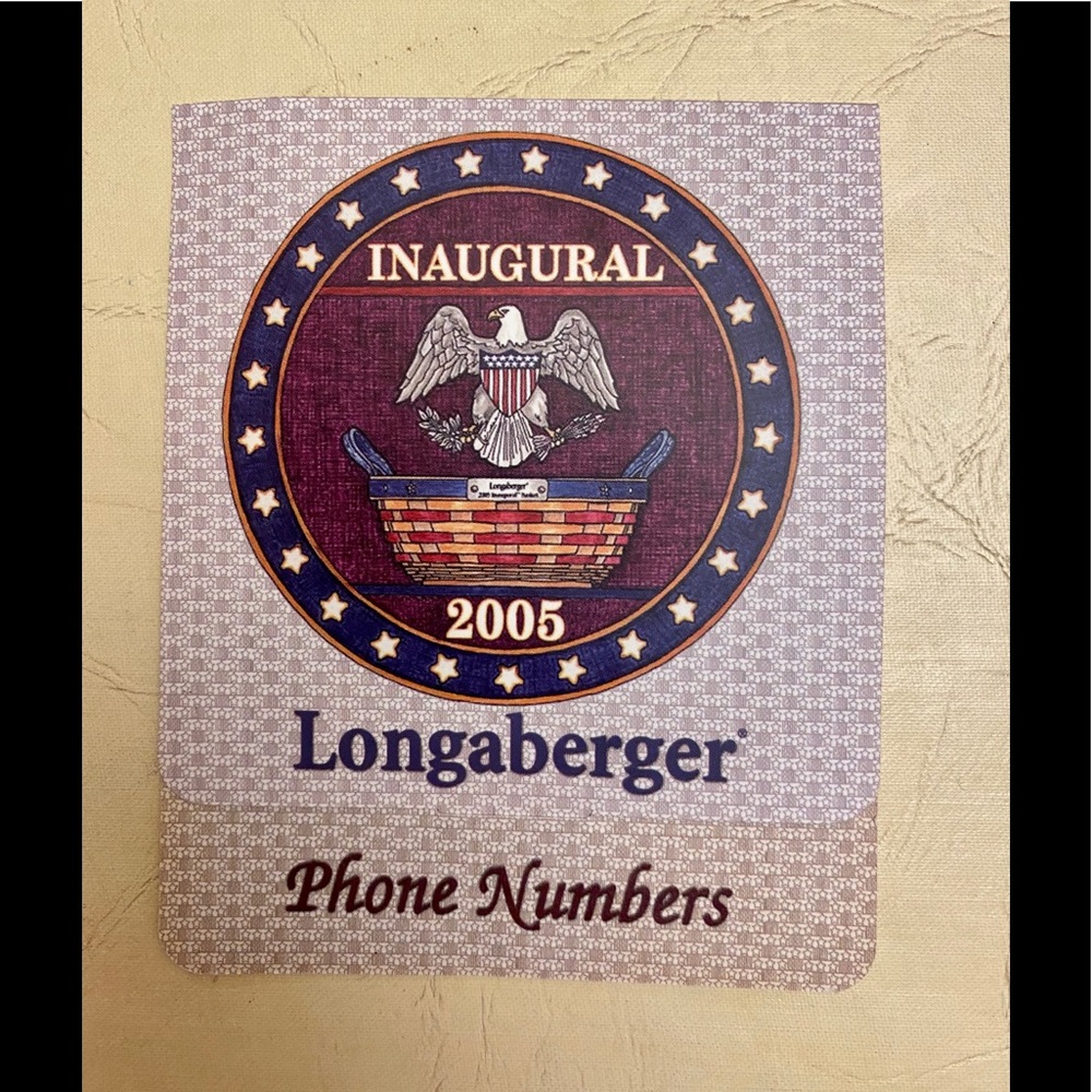Longaberger Fan Pack: Notepad, Card Holder, Coin Purse & Number Sheet - Picture 8 of 10